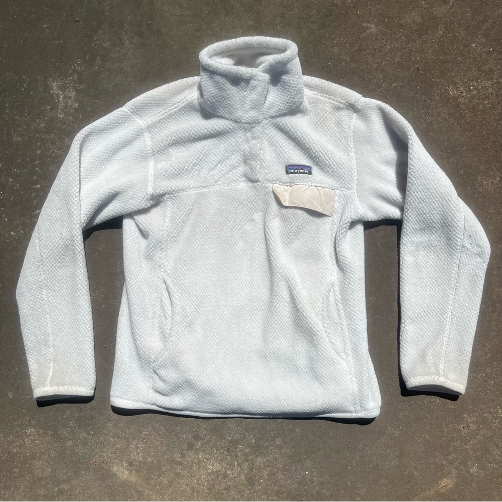 Patagonia Womens Quarter Snap Fleece Pullover Synchilla Size Medium Long Sleeve